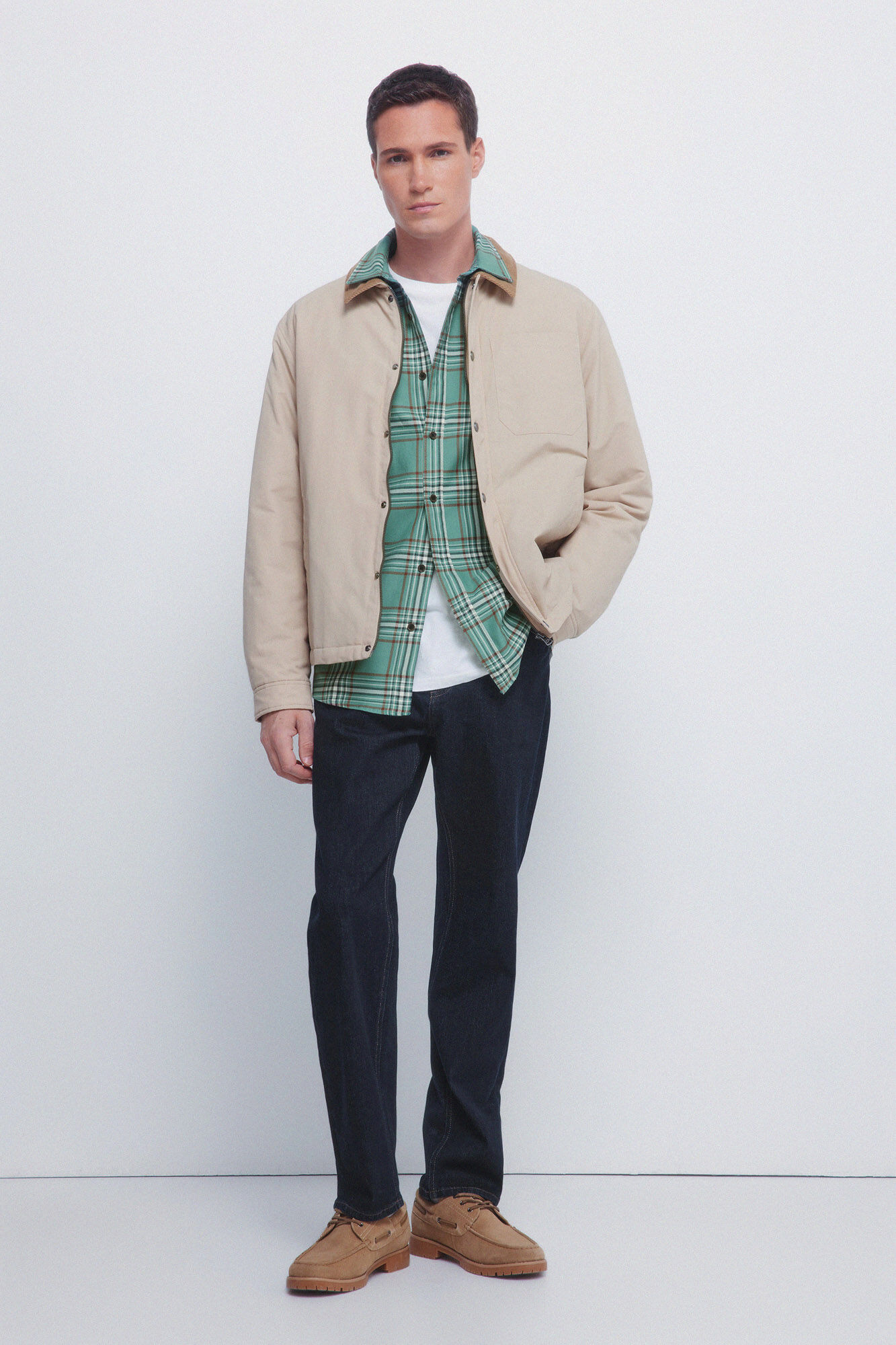 Springfield Camisa a camisa verde