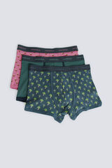 Springfield Paquete de 3 b&oacute;xers coco loco verde