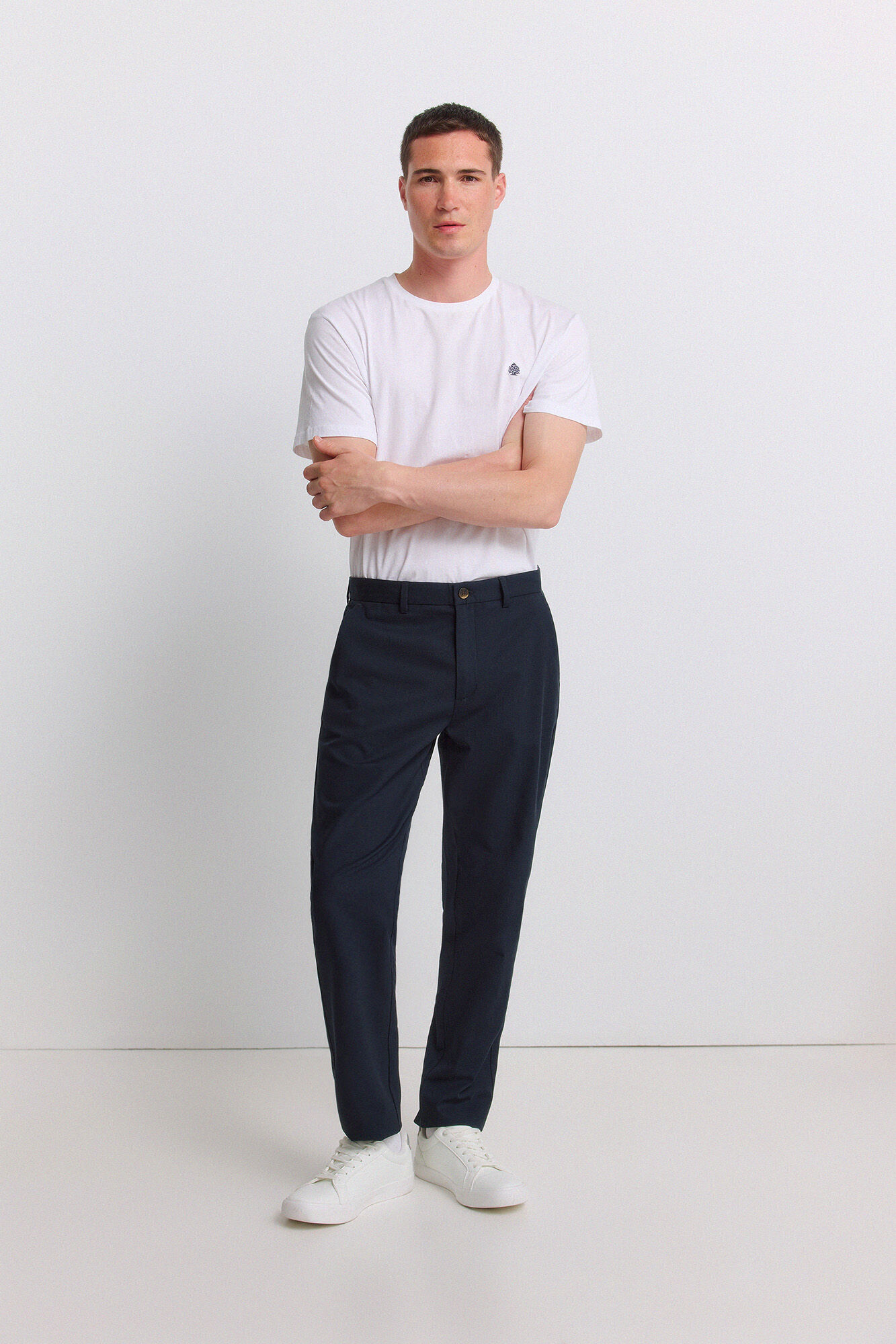 Springfield Pantal&oacute;n chino comfort fit azulado