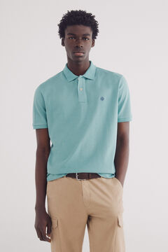Springfield Polo piqué básico regular fit verde