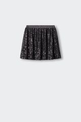 Springfield Kids Falda de lentejuelas negra negro