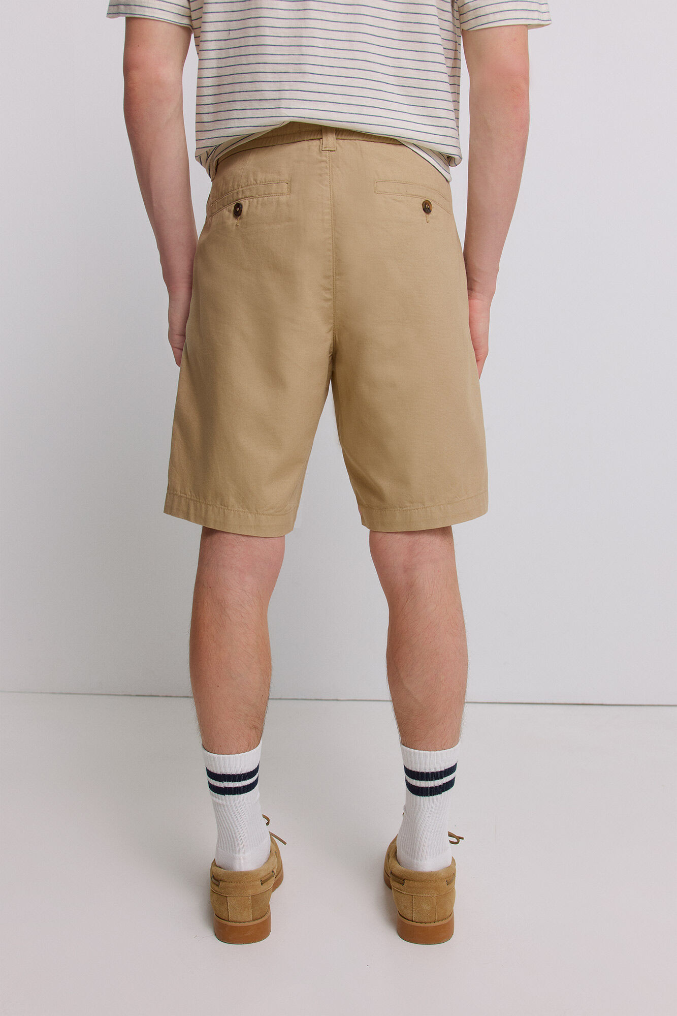 Springfield Bermudas ligera relaxed fit beige
