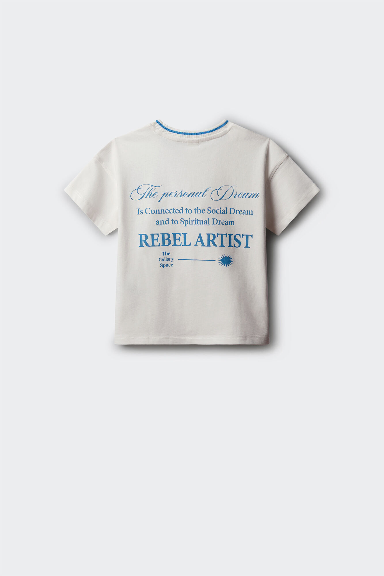 Springfield Kids Playera manga corta rebel para ni&ntilde;a marfil