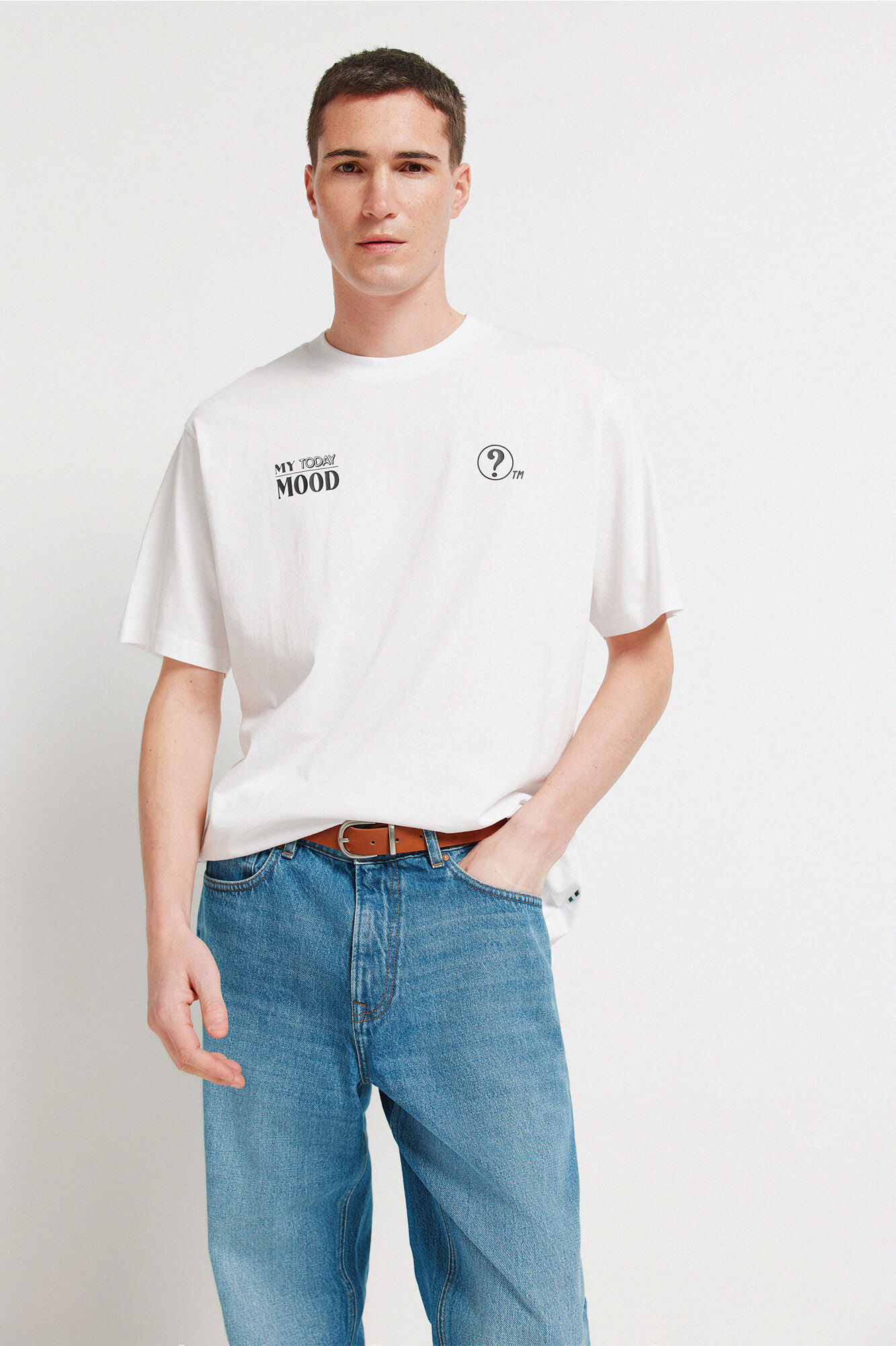 Springfield Jeans lavado medio corte recto azul