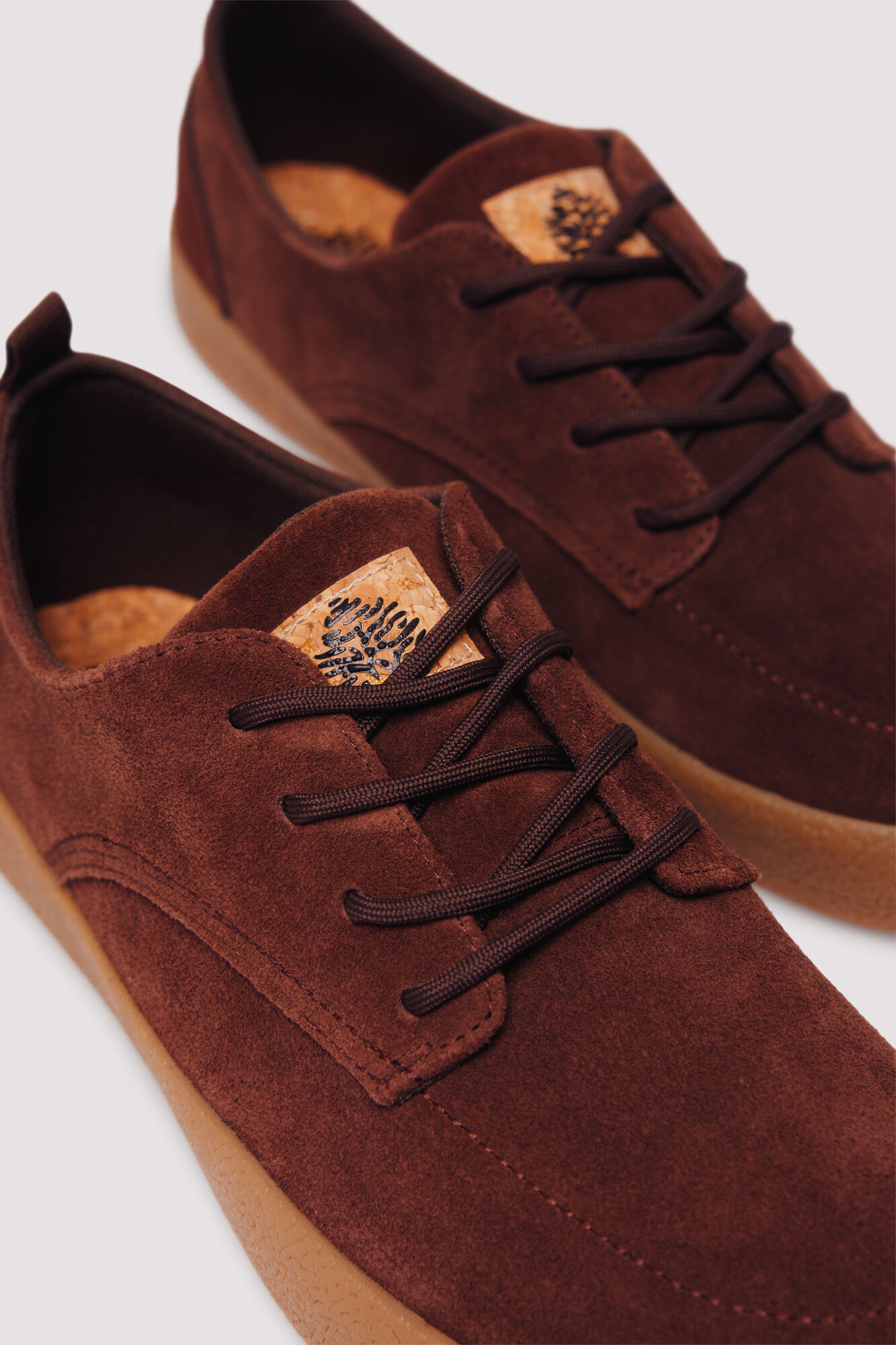 Springfield Zapato casual de piel caf&eacute;