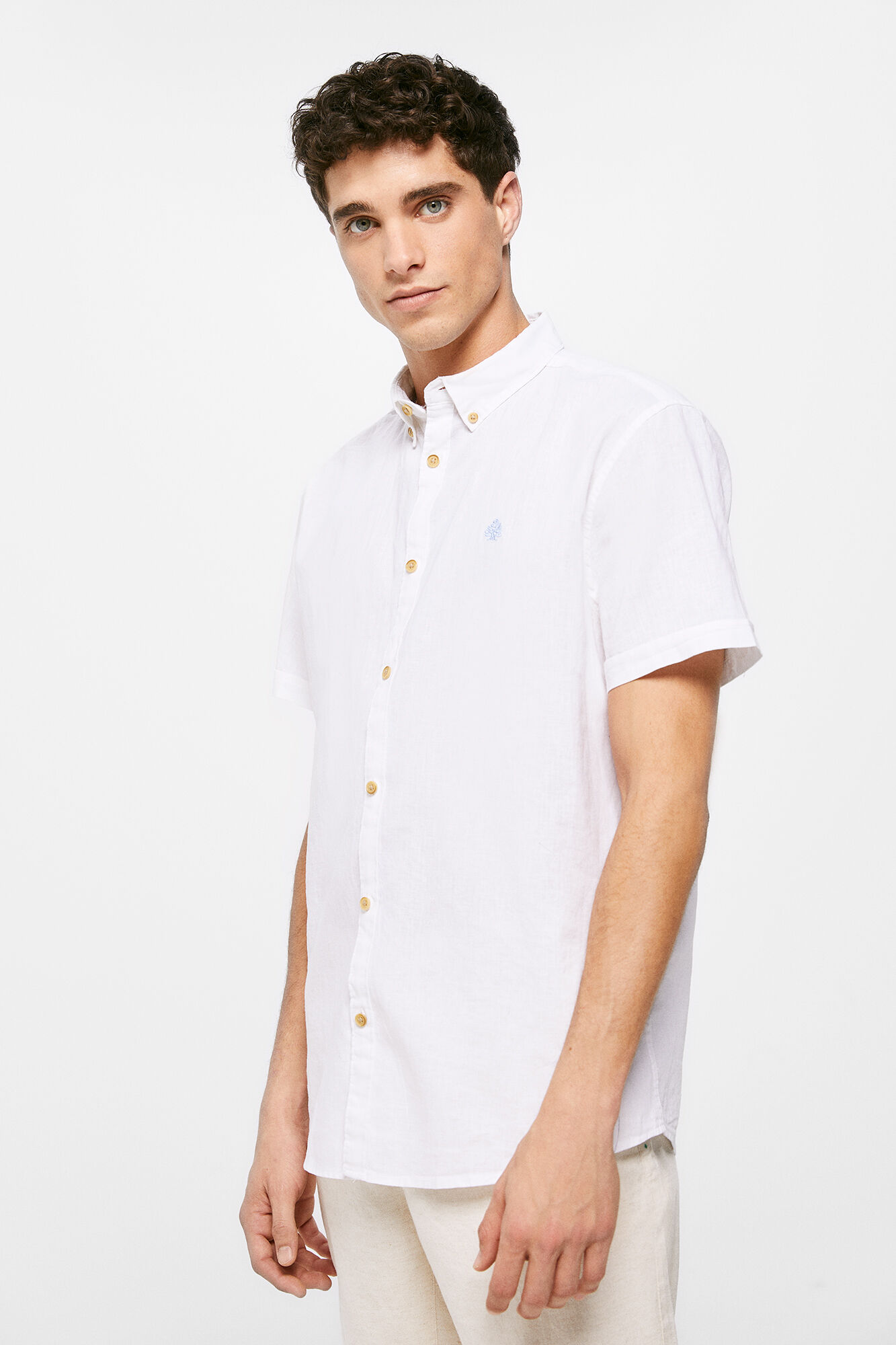 Camisa lino on sale hombre springfield