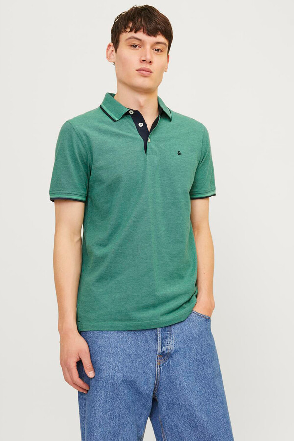 Jack & Jones Polo slim fit caza oscuro