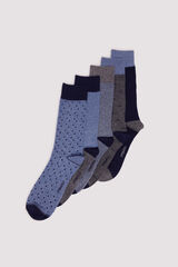 Springfield Pack 5 calcetines azueles azul