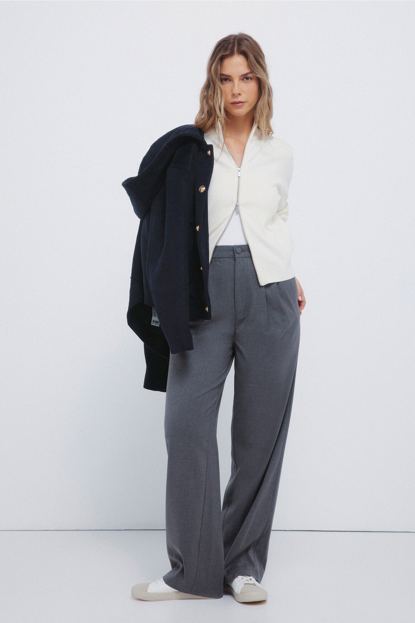 Springfield C&aacute;rdigan con cierre nude