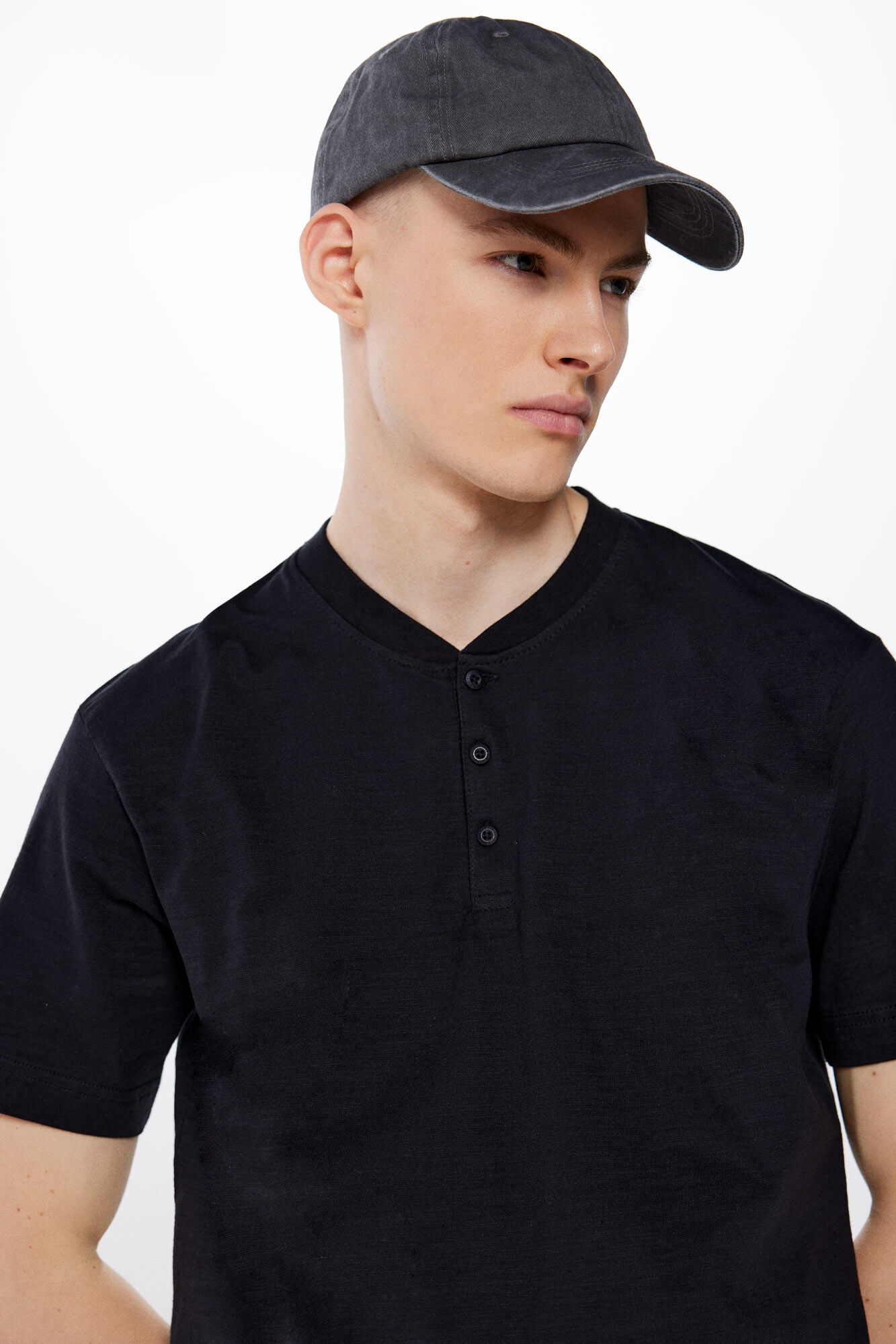 Playera cuello panadero Playeras de hombre Springfield MX