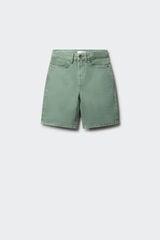 Springfield Kids Bermudas de 5 bolsillos lavada para ni&ntilde;o verde