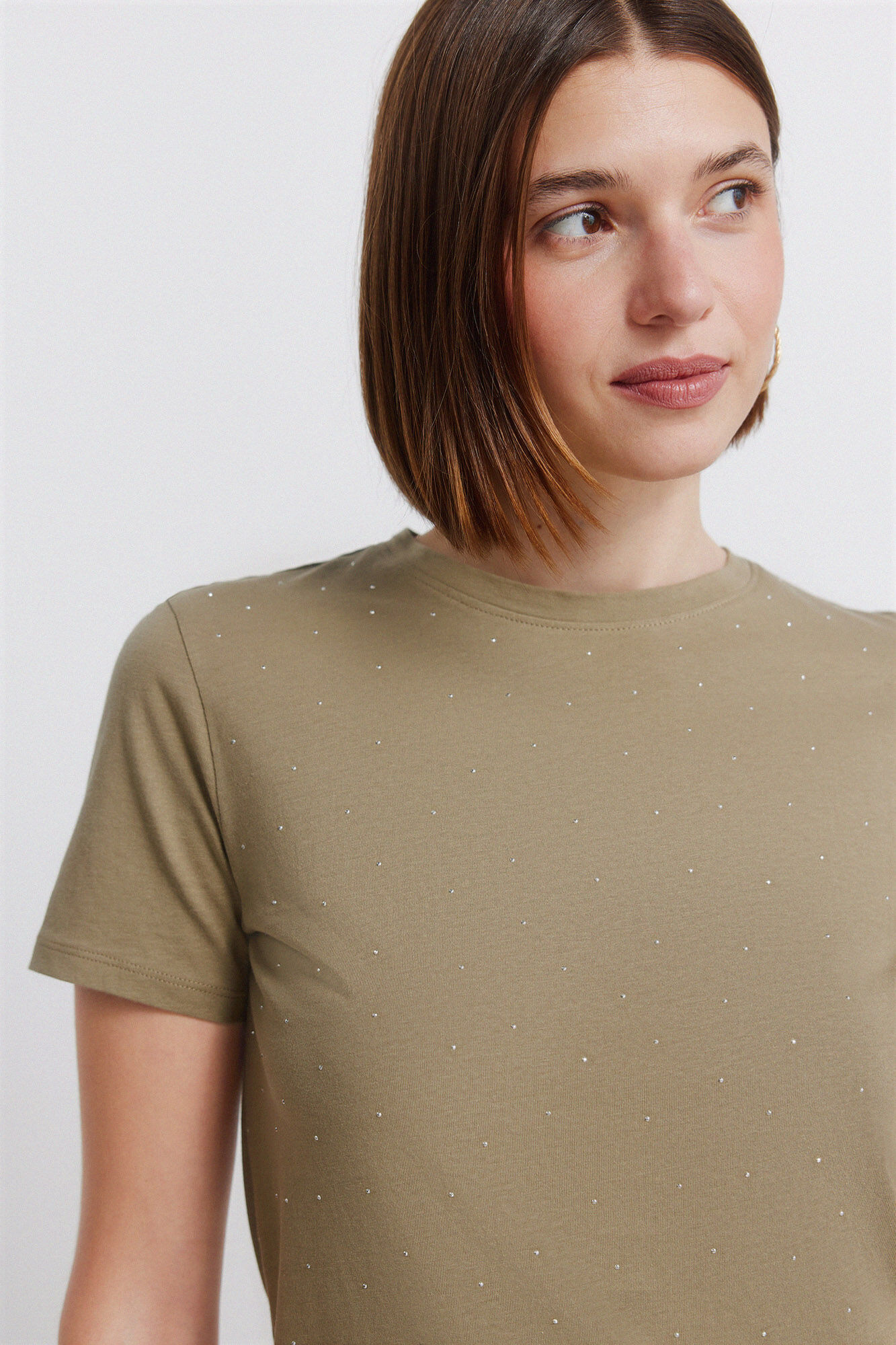 Springfield Playera manga corta de puntos