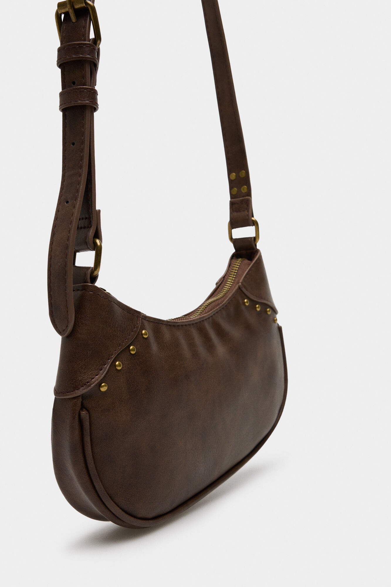 Springfield Bolsa media luna tachas estampado