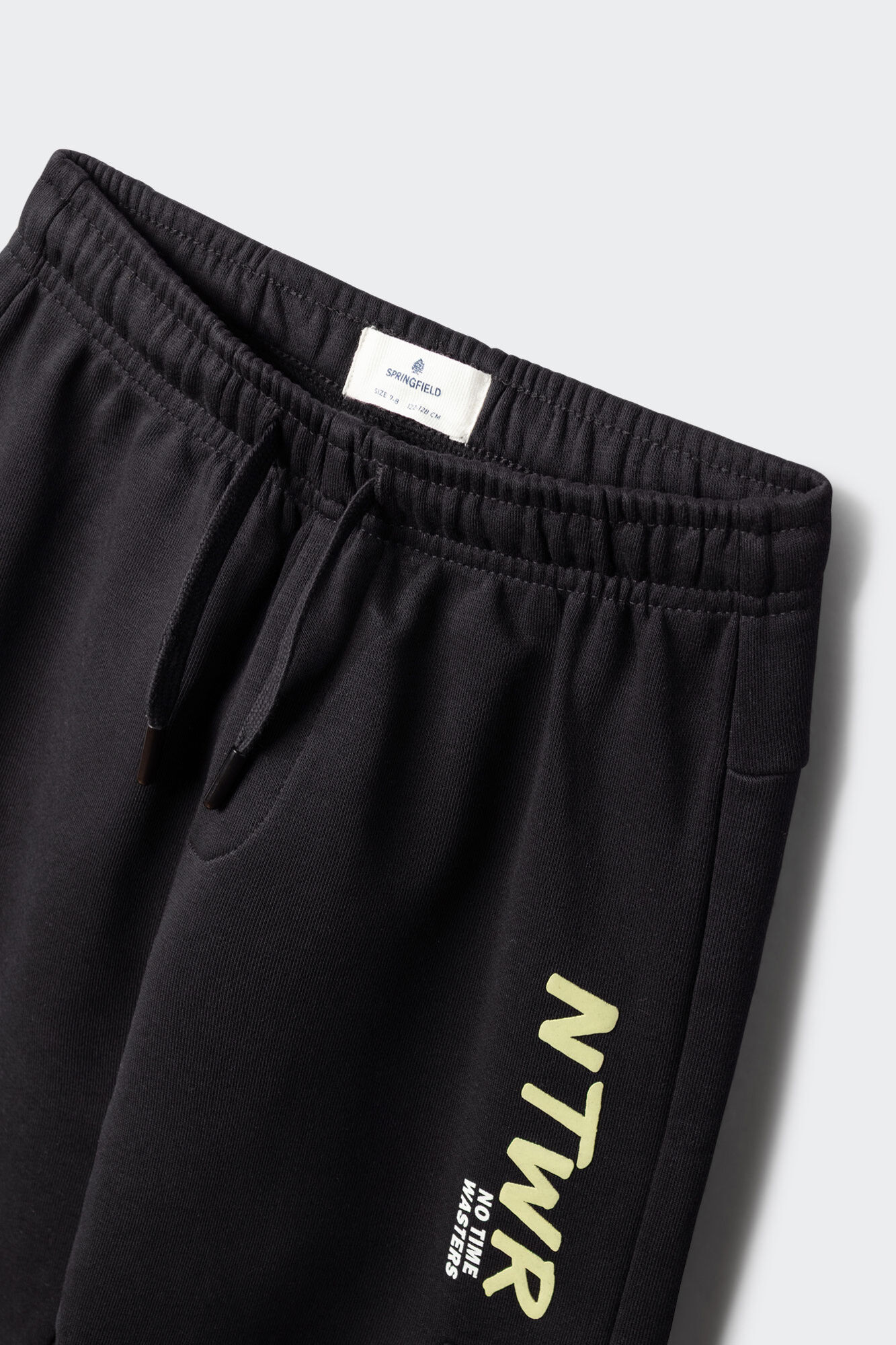Springfield Kids Pantal&oacute;n jogger cargo para ni&ntilde;o negro