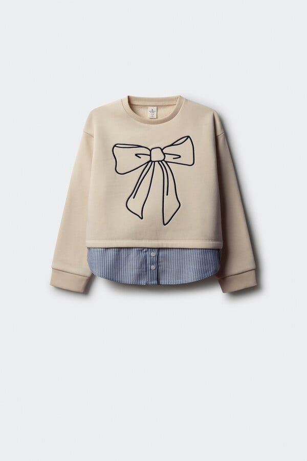 Springfield Kids Sudadera lazo niña estampado