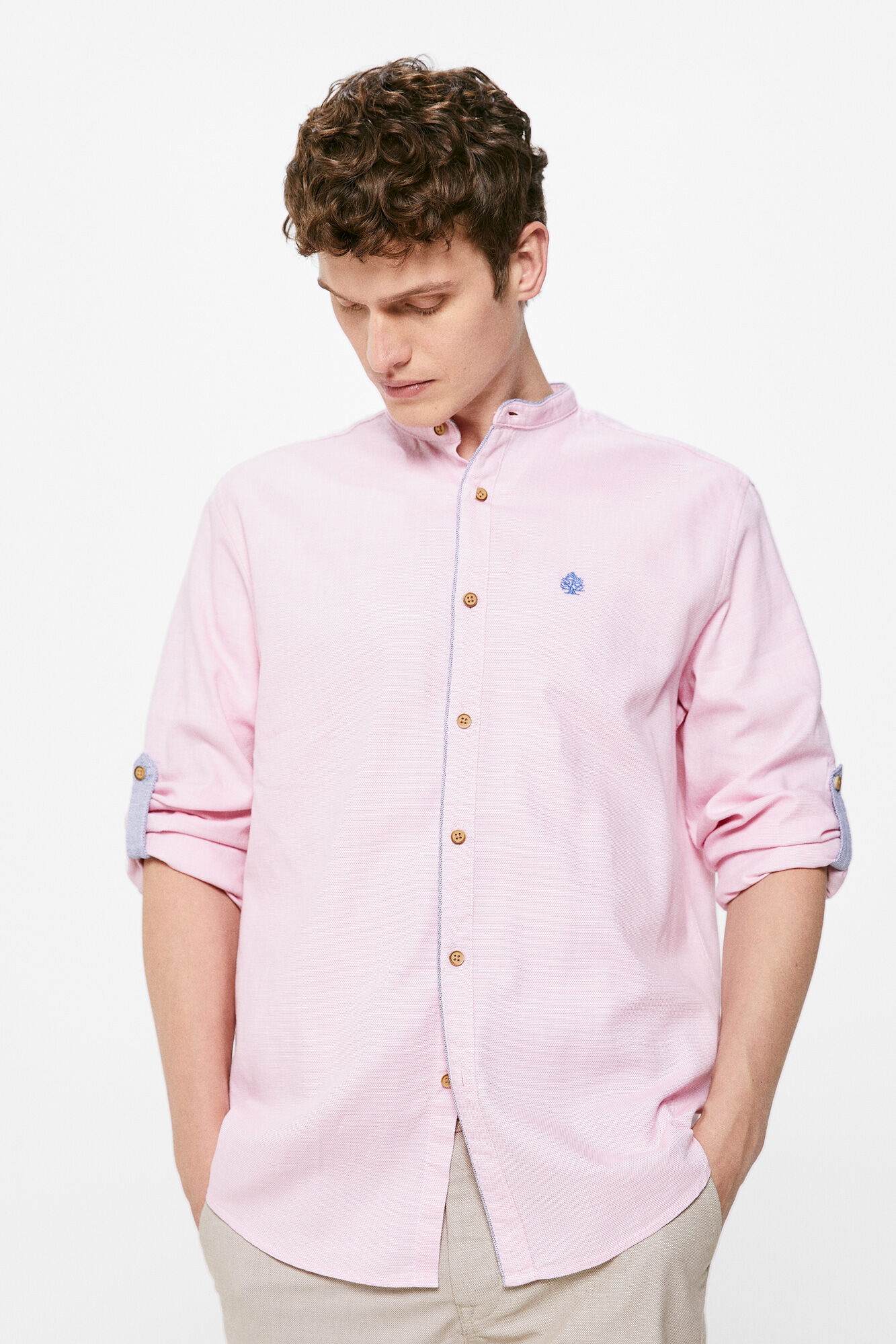 Springfield Camisa estructura mao rosa