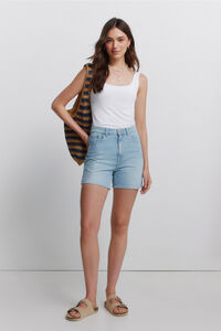 Springfield Bermudas de mezclilla a rayas