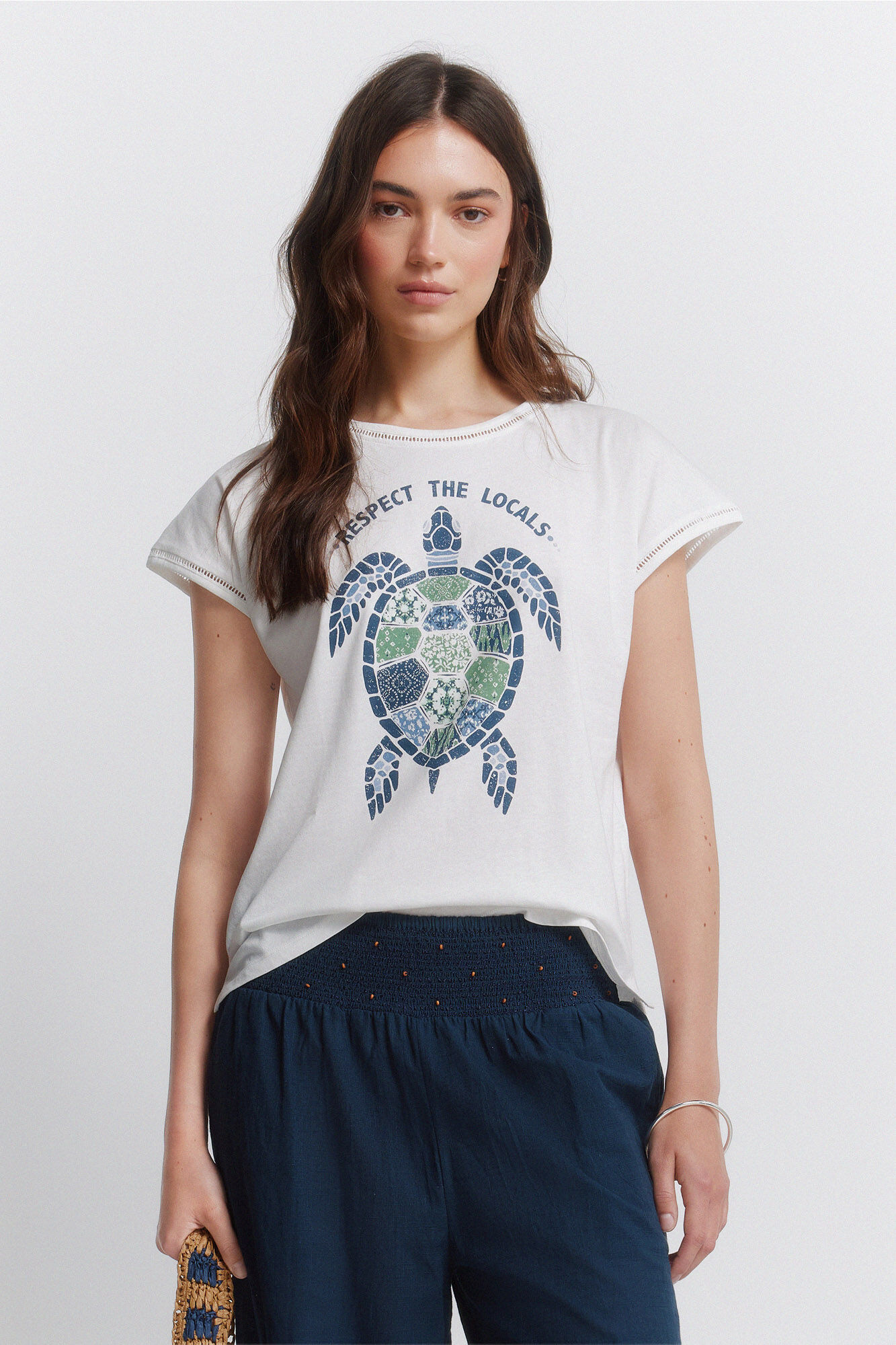 Springfield Playera de manga corta con estampado