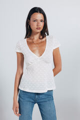 Springfield Top liso textura estampado
