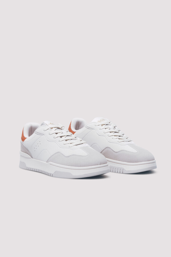Springfield Sneaker retro con volumen blanco