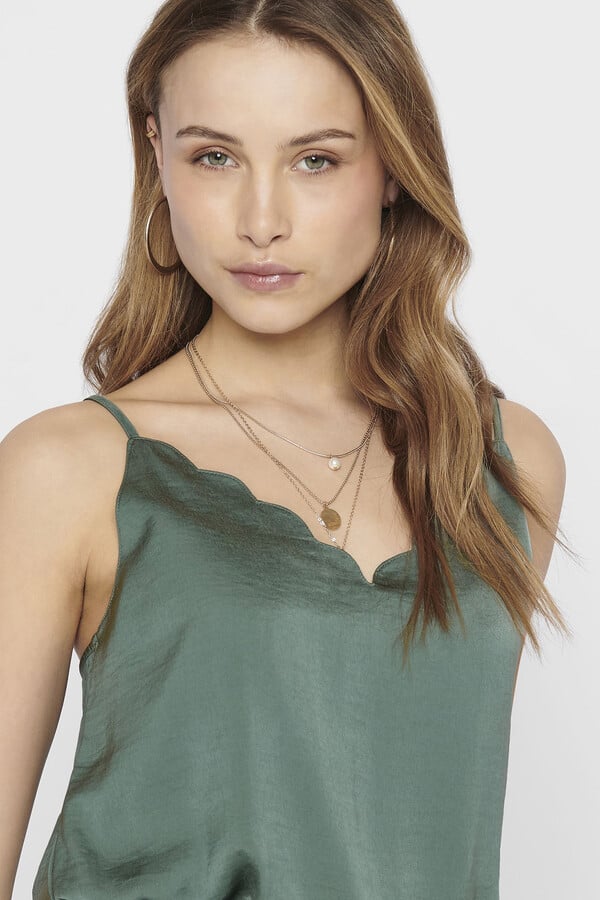 Only Top de tirantes de mujer verde