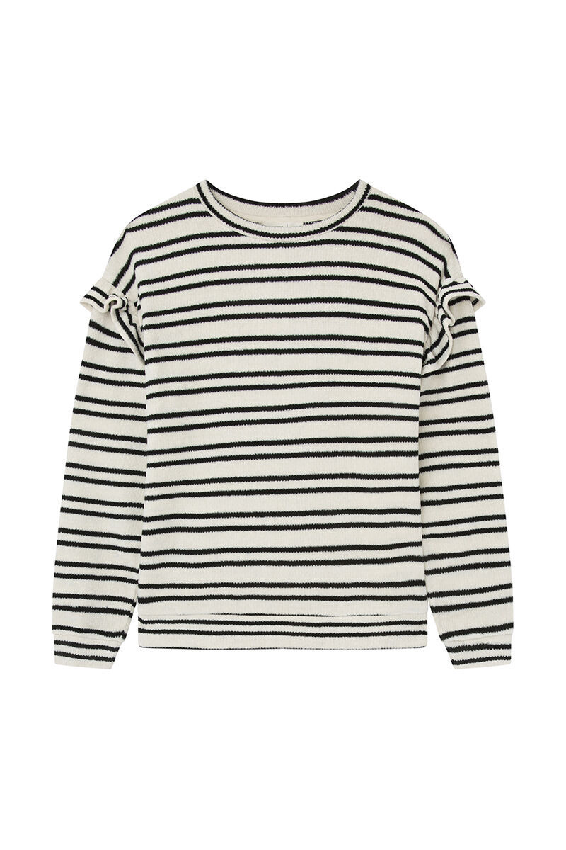 Springfield Playera Chenilla Rayas beige