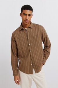 Springfield Camisa de rayas con lino