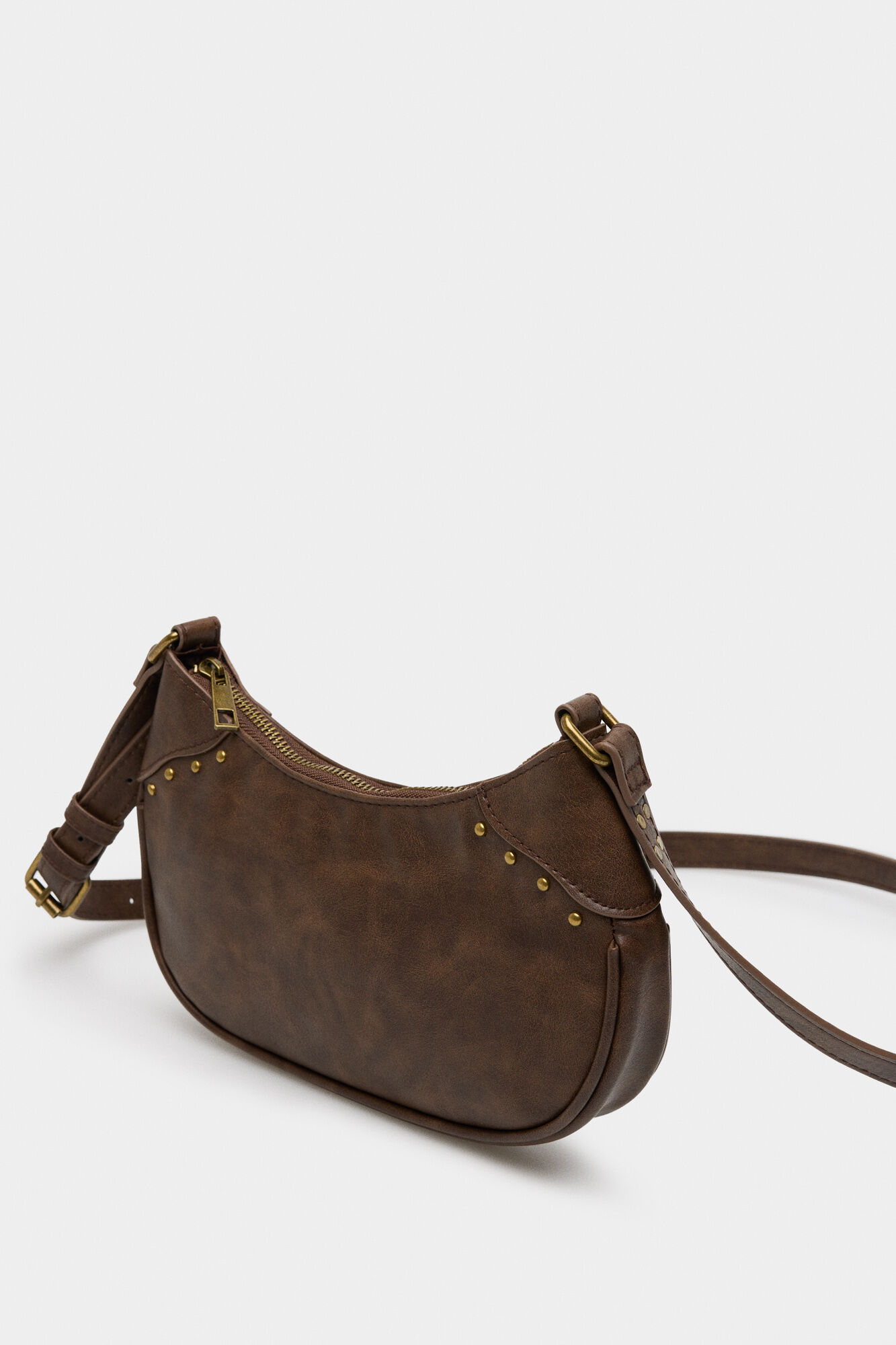 Springfield Bolsa media luna tachas estampado