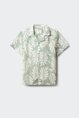 Springfield Kids Camisa de palmeras para ni&ntilde;o verde