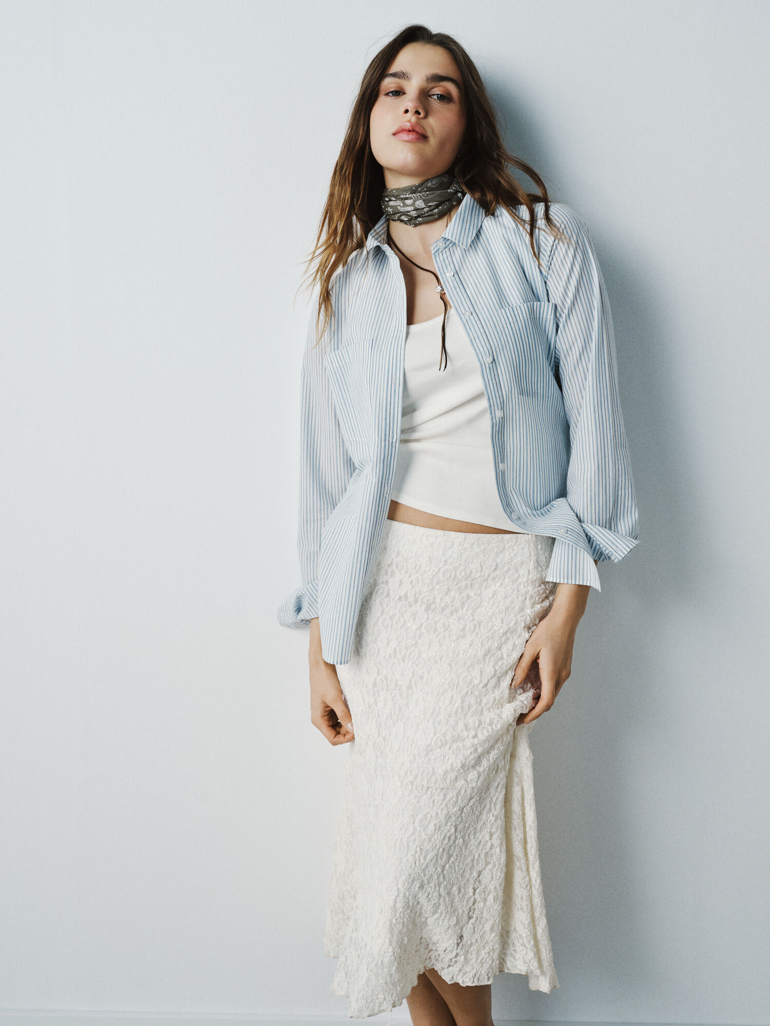 High Spirits Falda de ensue&ntilde;o marfil