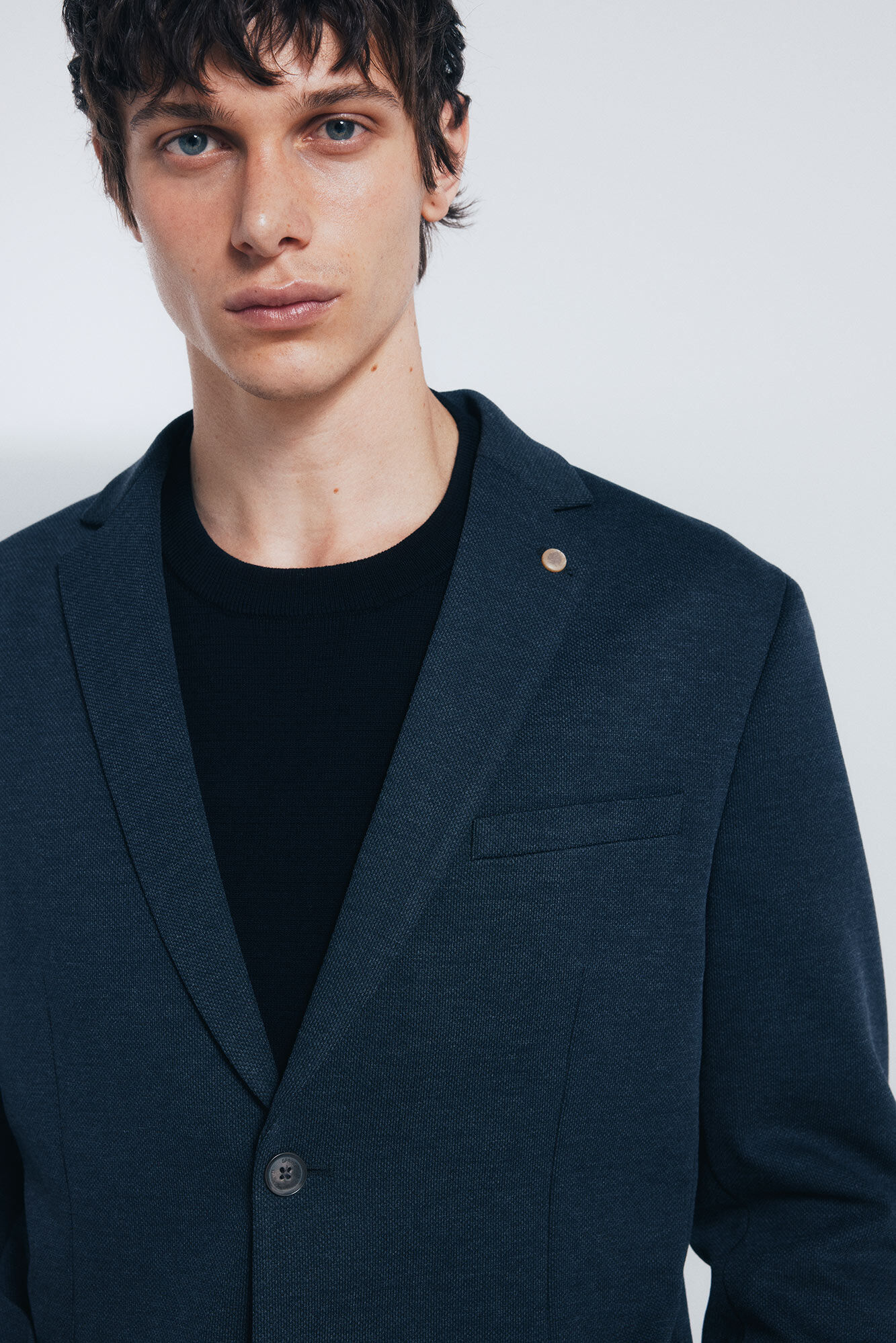 Springfield Blazer tweed azul