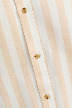 Springfield Camisa oxford slim fit manga corta rosa