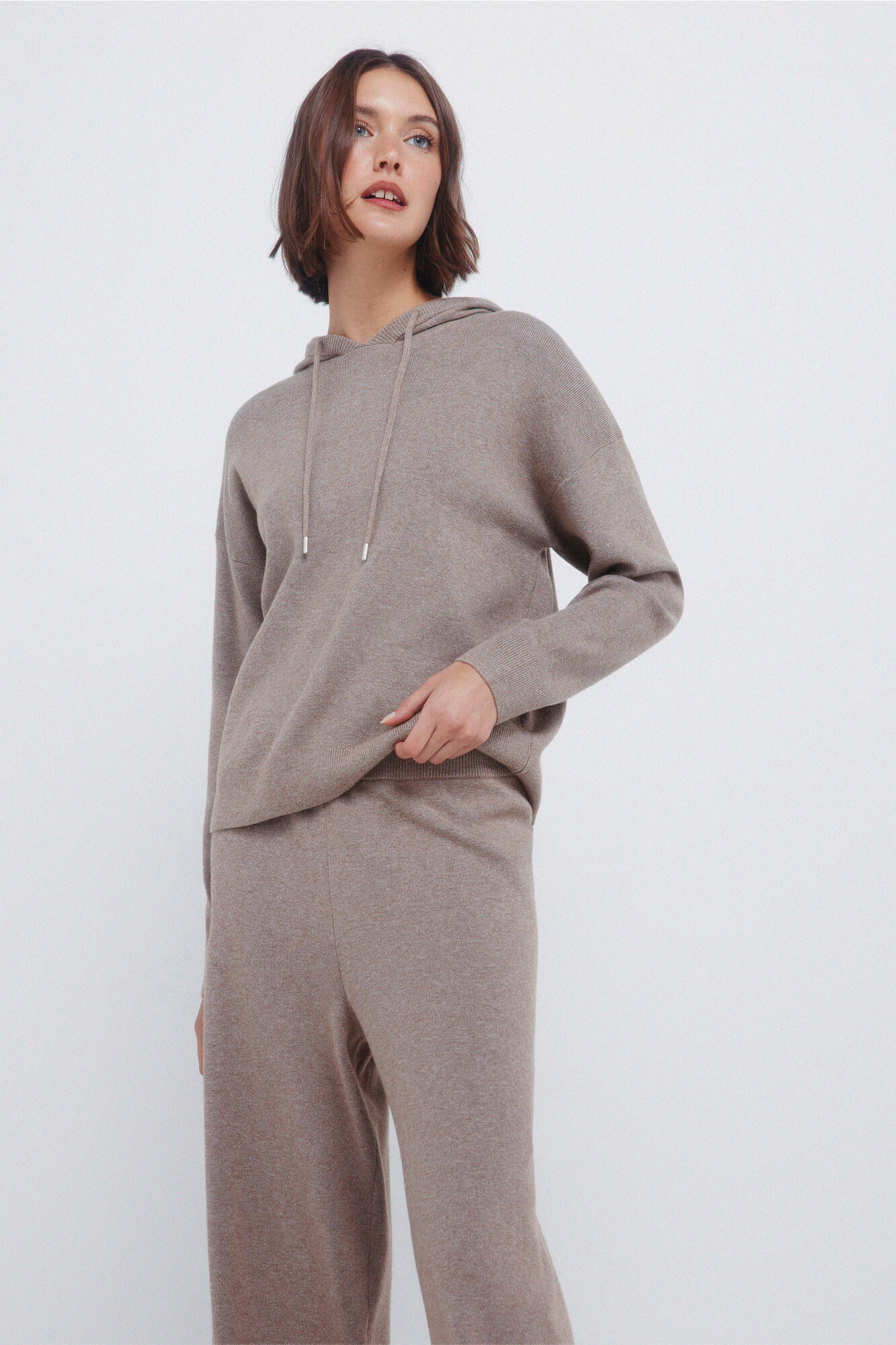 Springfield Pantal&oacute;n culotte de tejido gris