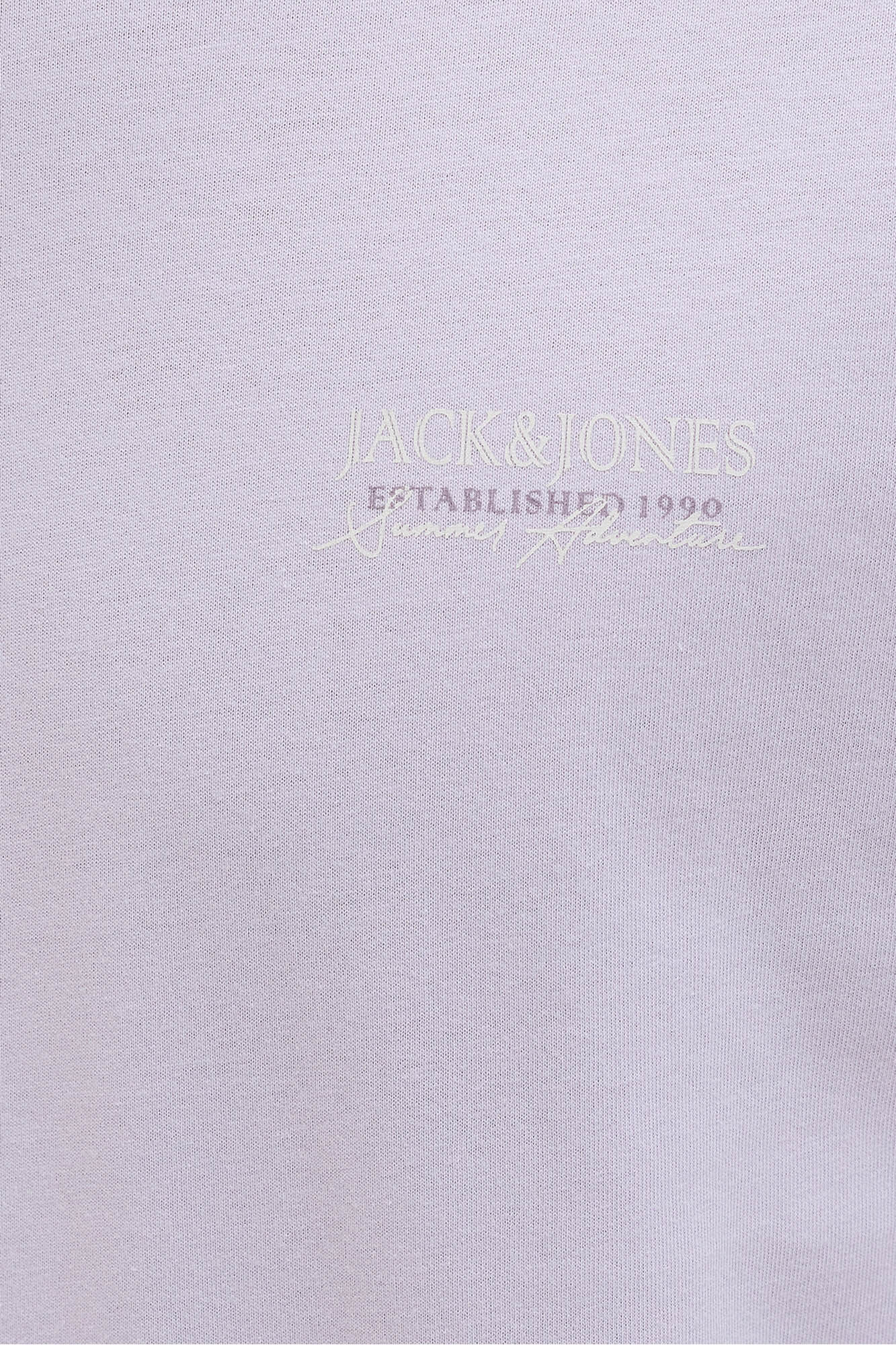 Jack & Jones Playera back print morado/lila