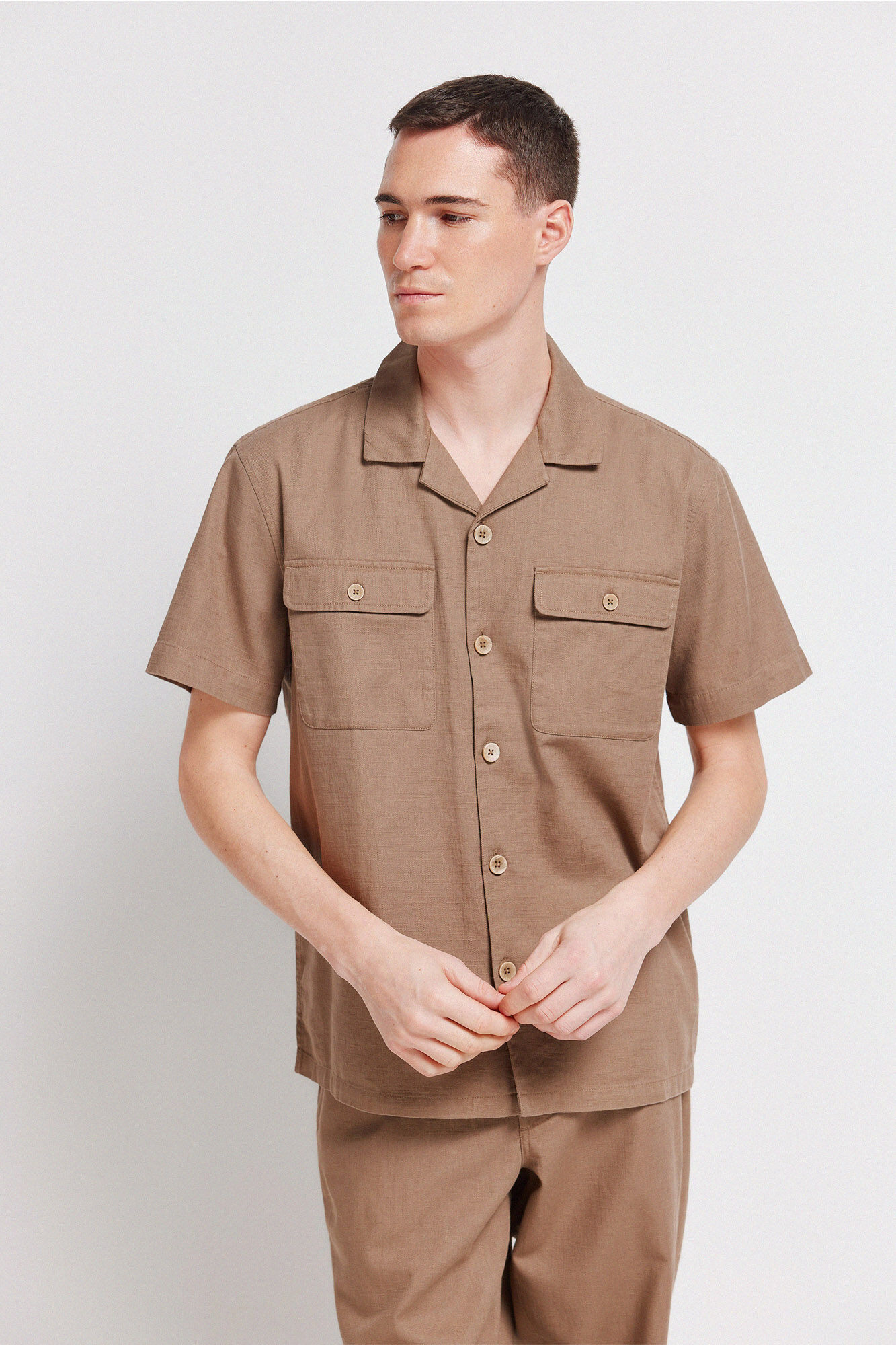 Springfield Sobrecamisa manga corta