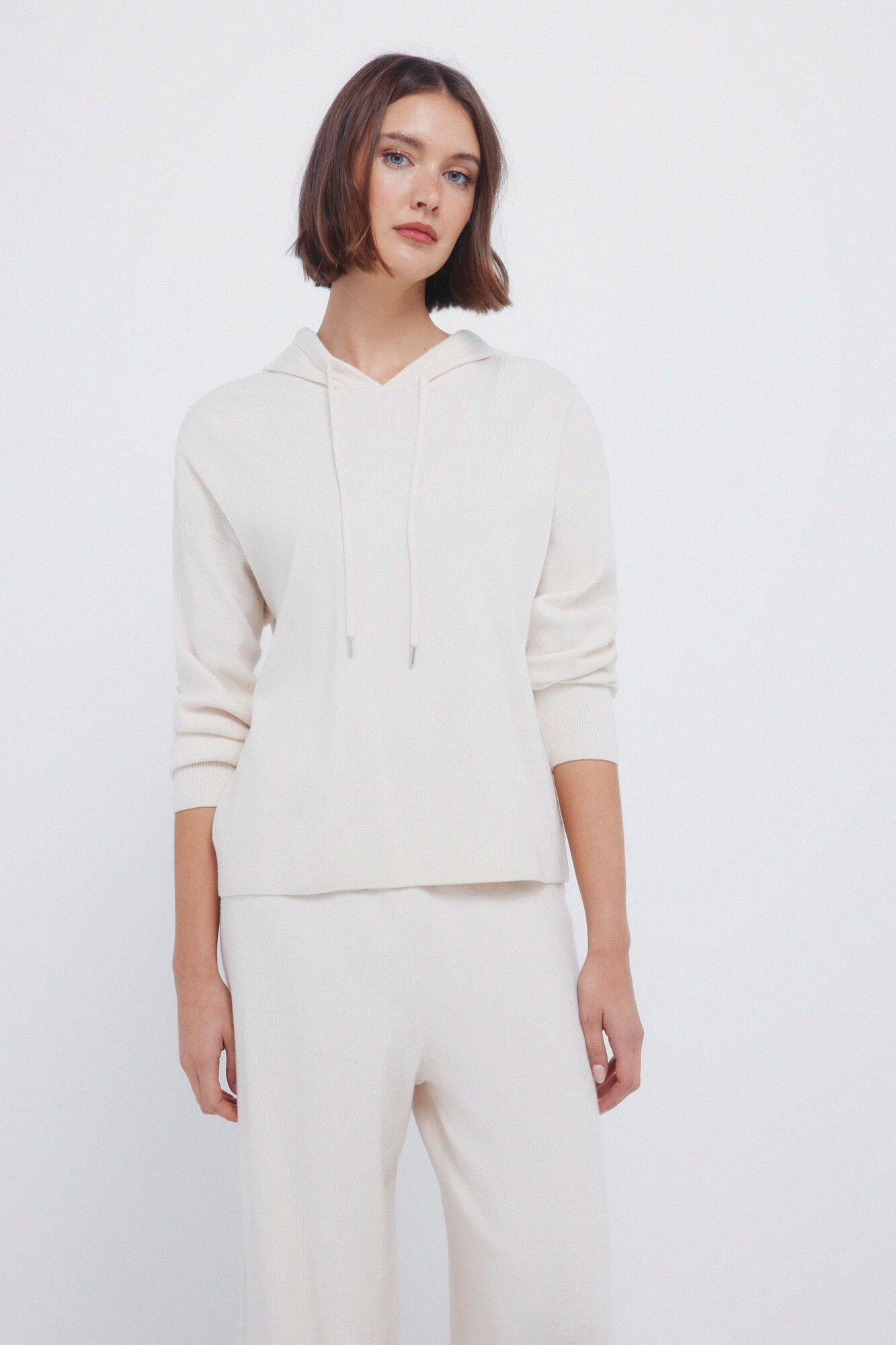 Springfield Pantal&oacute;n culotte de tejido beige