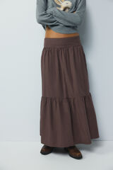 High Spirits Falda Midi Tartan p&uacute;rpura