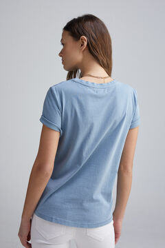 Springfield Playera gráfica gris