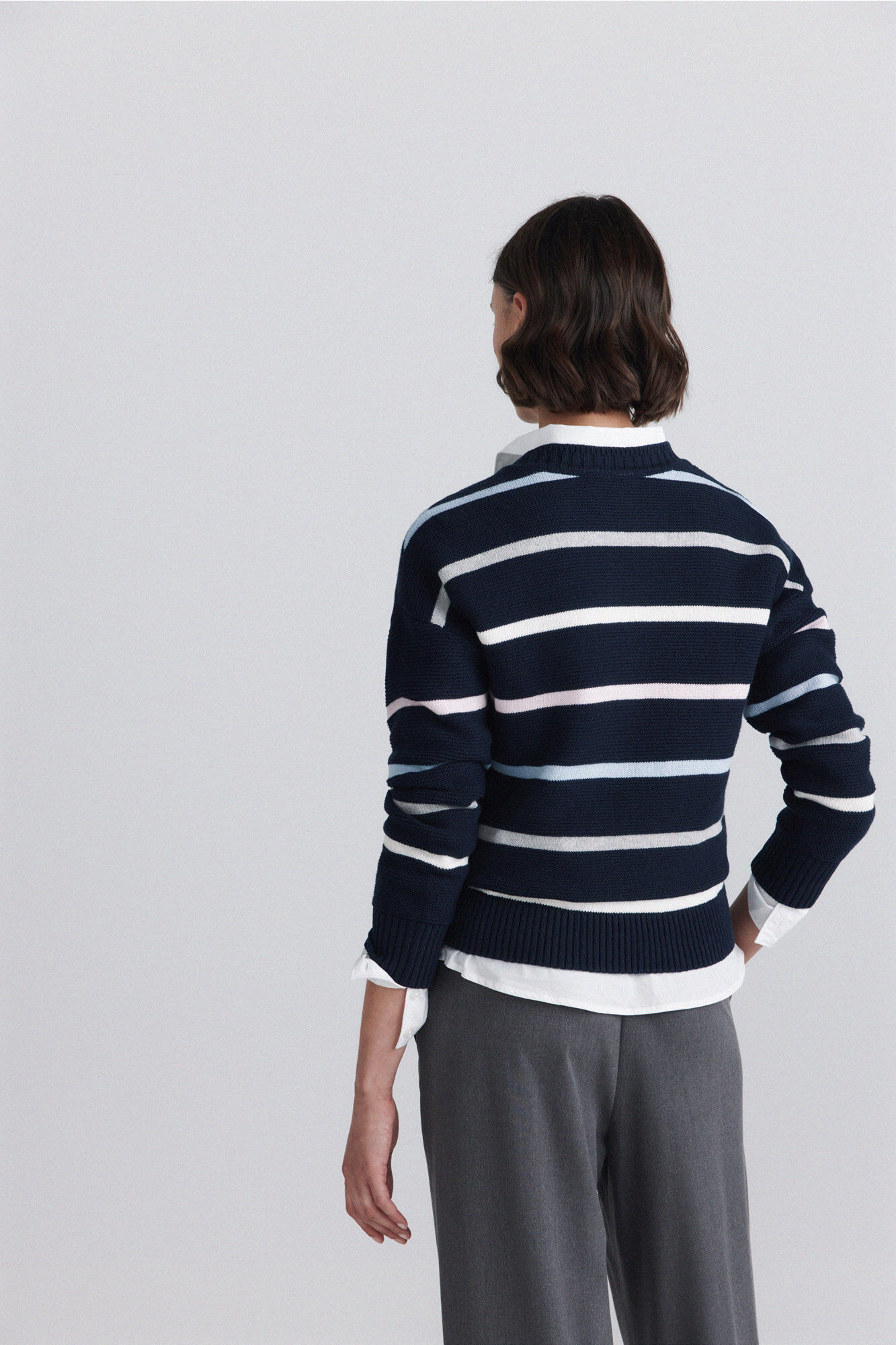 Springfield Jersey de rayas marino