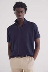 Springfield Polo estructura regular fit azul