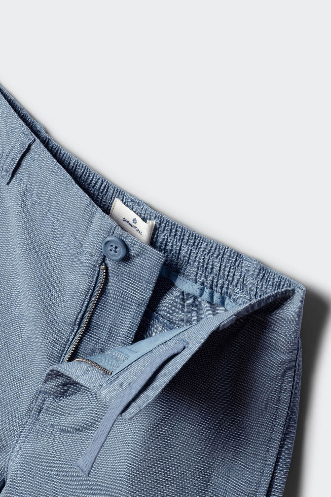 Springfield Kids Bermudas chino a cuadros para ni&ntilde;o azul