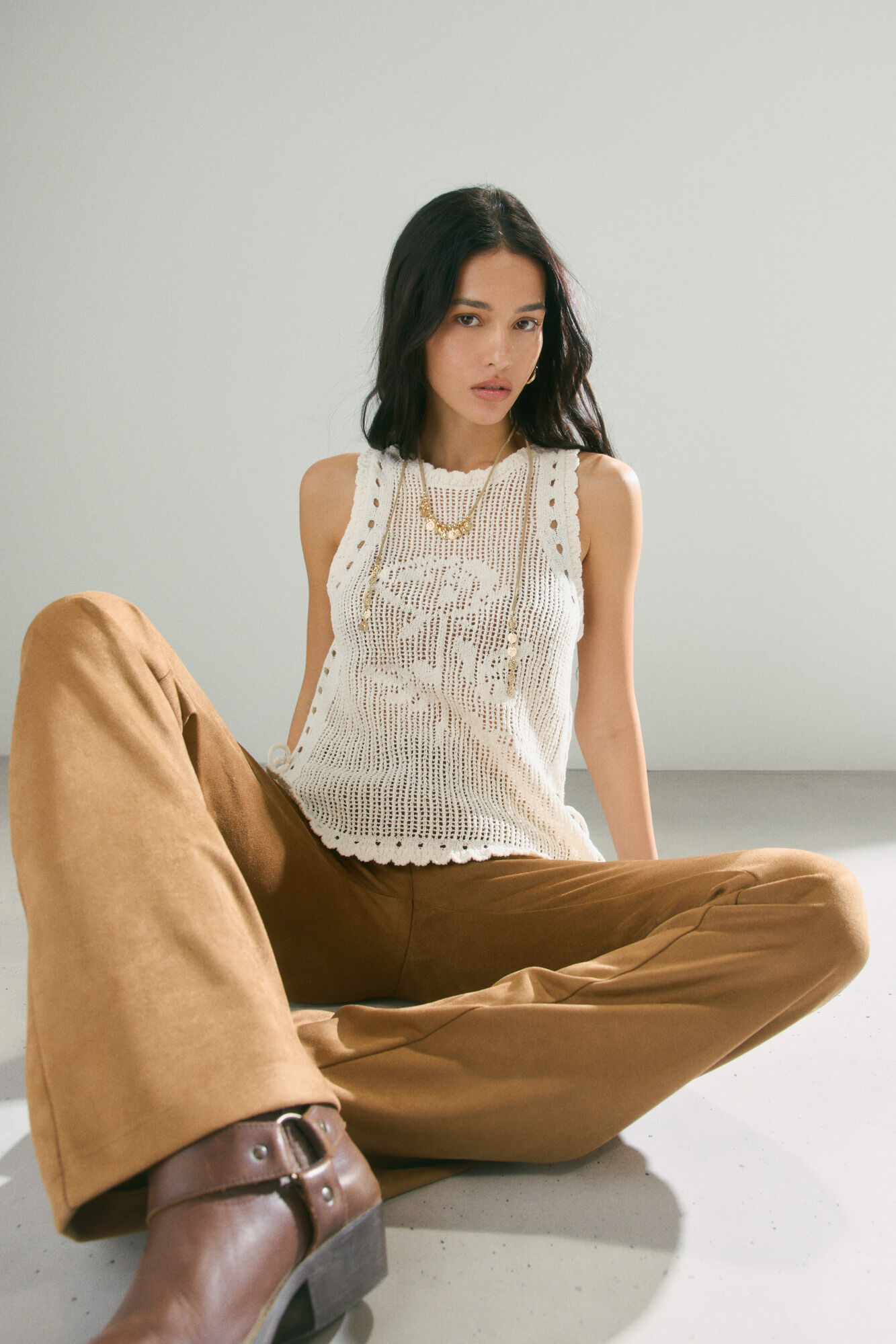 High Spirits Pantal&oacute;n Aura caf&eacute;