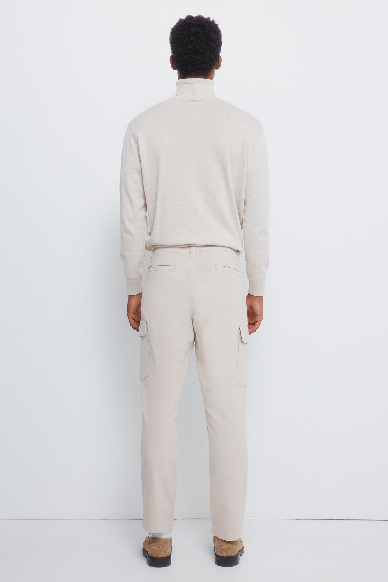 Springfield Pantal&oacute;n cargo de ajuste c&oacute;modo beige