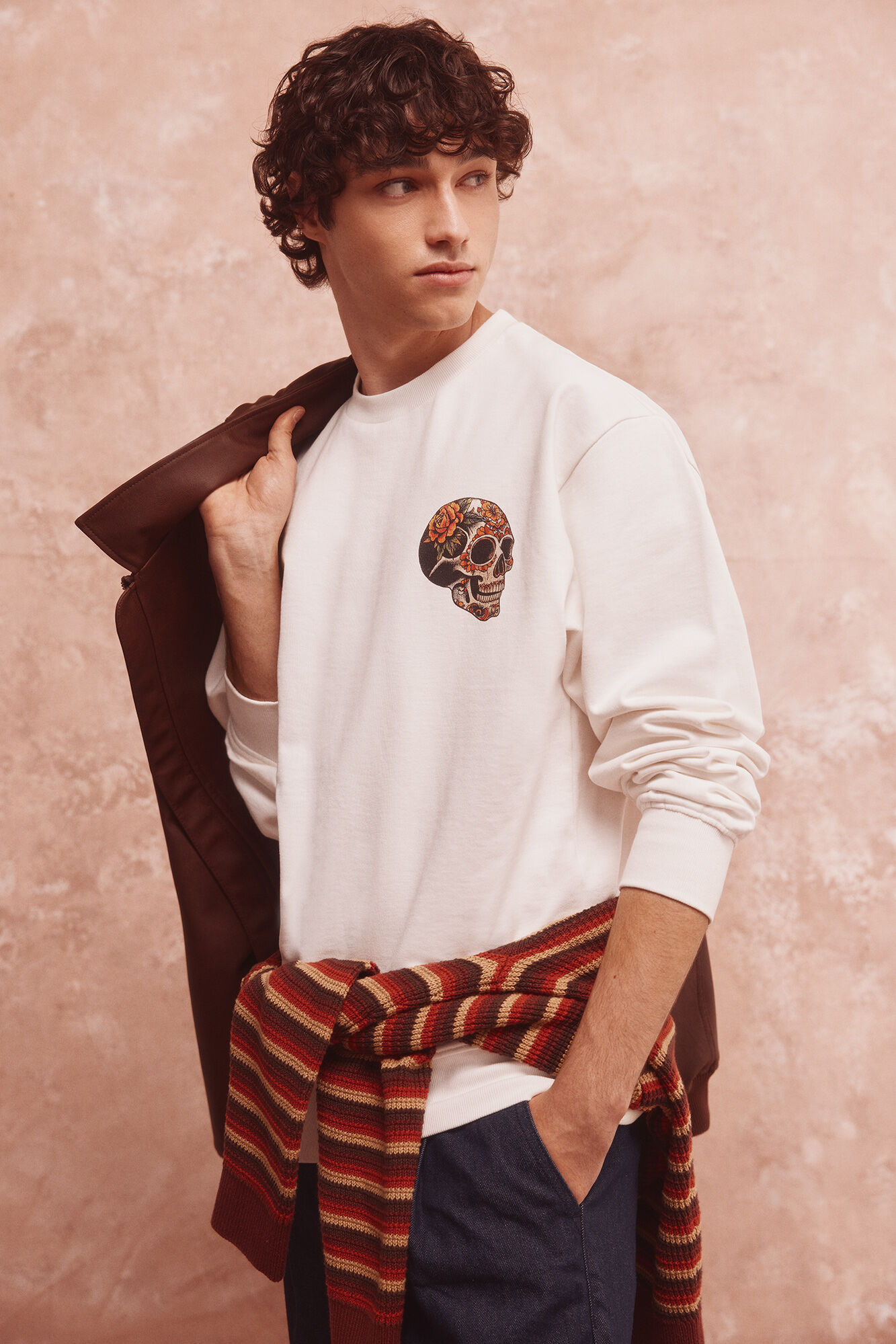 Springfield Sudadera calavera tattoo