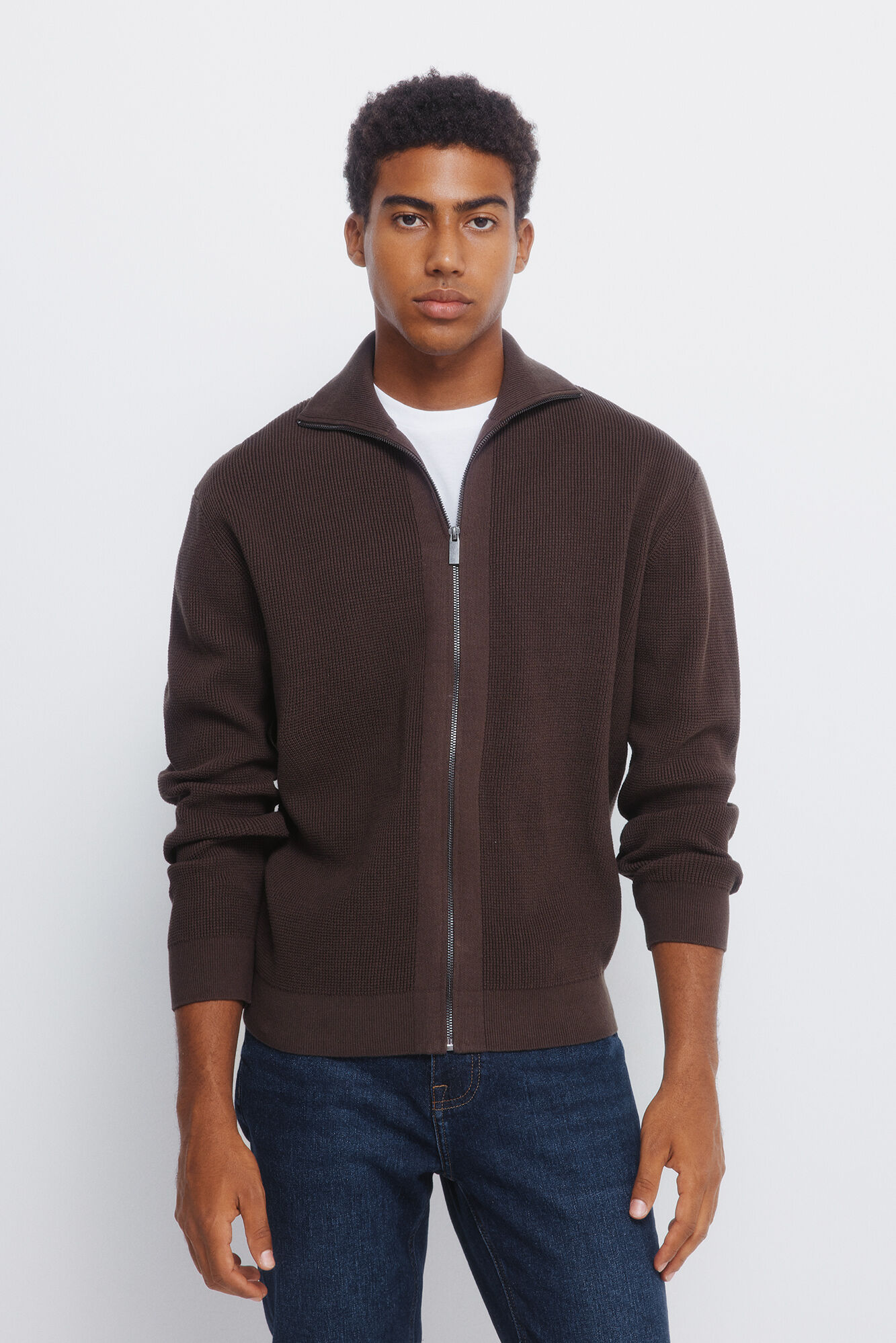 Springfield C&aacute;rdigan con cierre de c&aacute;rdigan