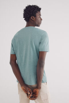 Springfield Playera melange básica verde
