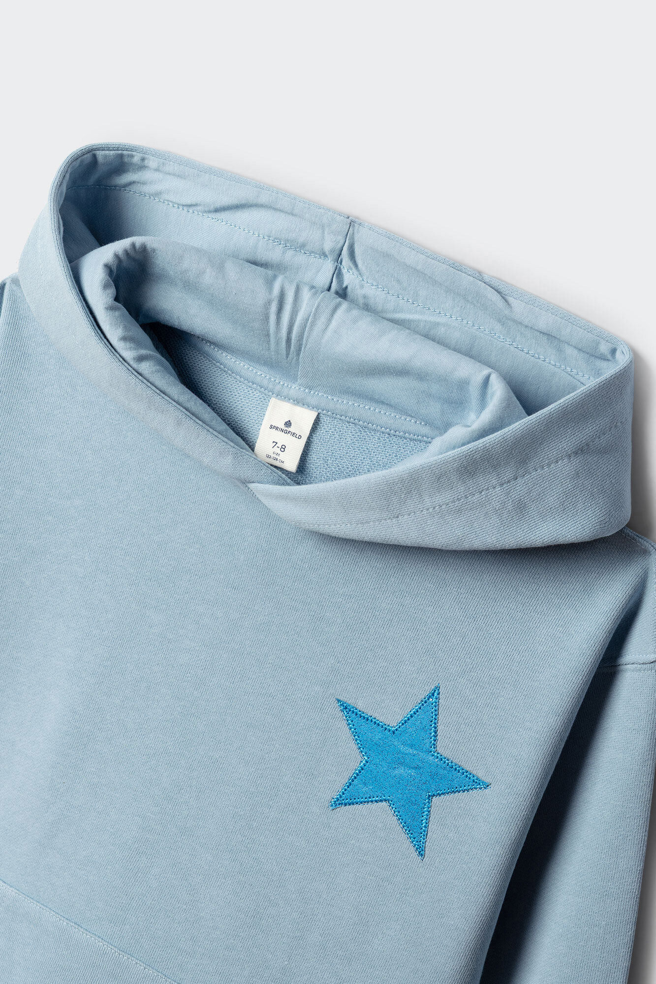 Springfield Kids Sudadera con estrellas foil para ni&ntilde;a azul