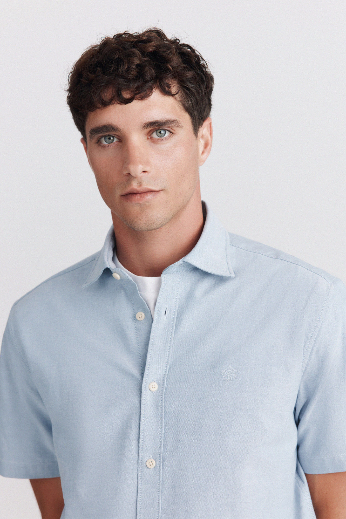 Springfield Camisa oxford de manga corta