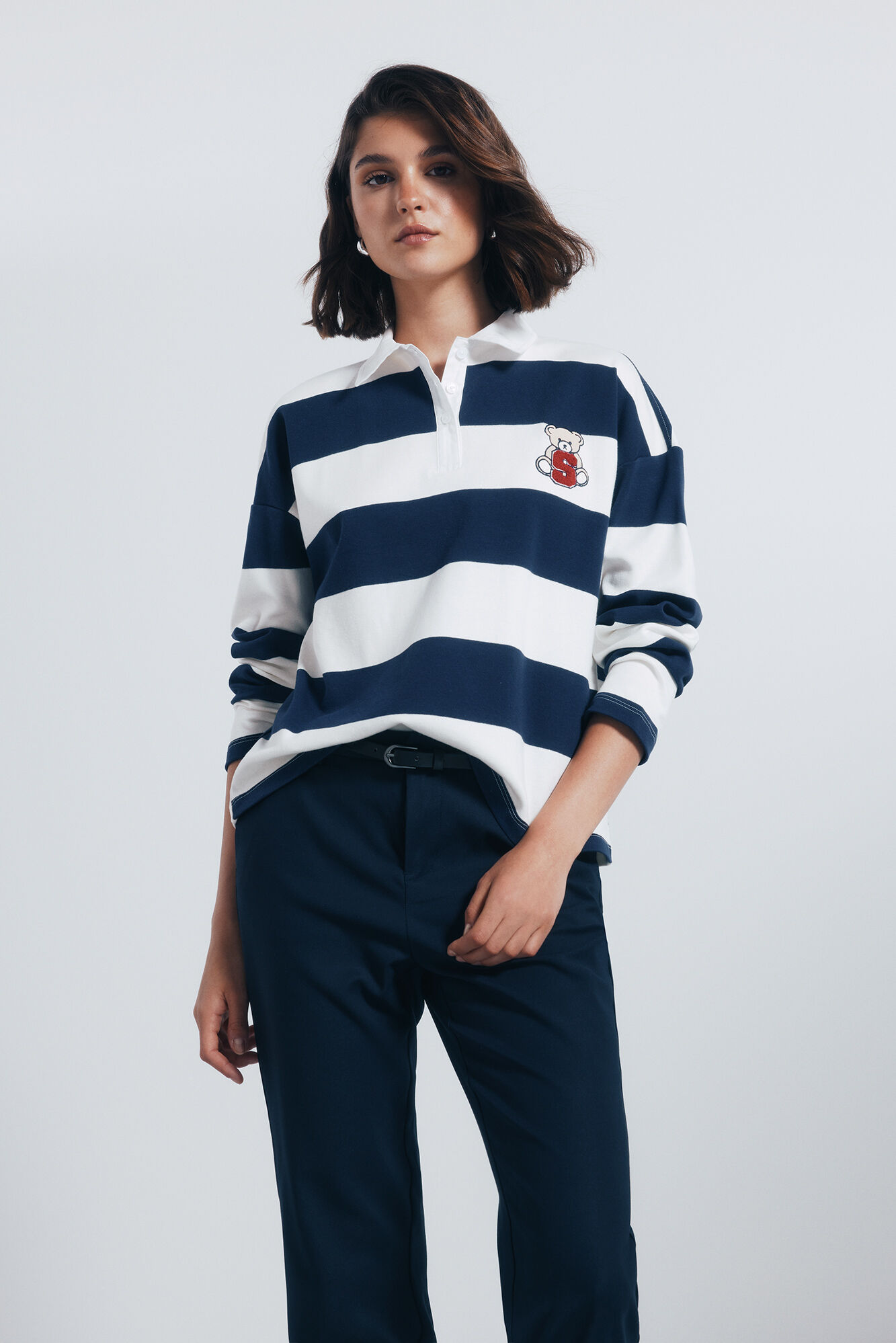 Springfield Pantal&oacute;n chino recto marino