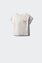 Springfield Playera lazo niña natural